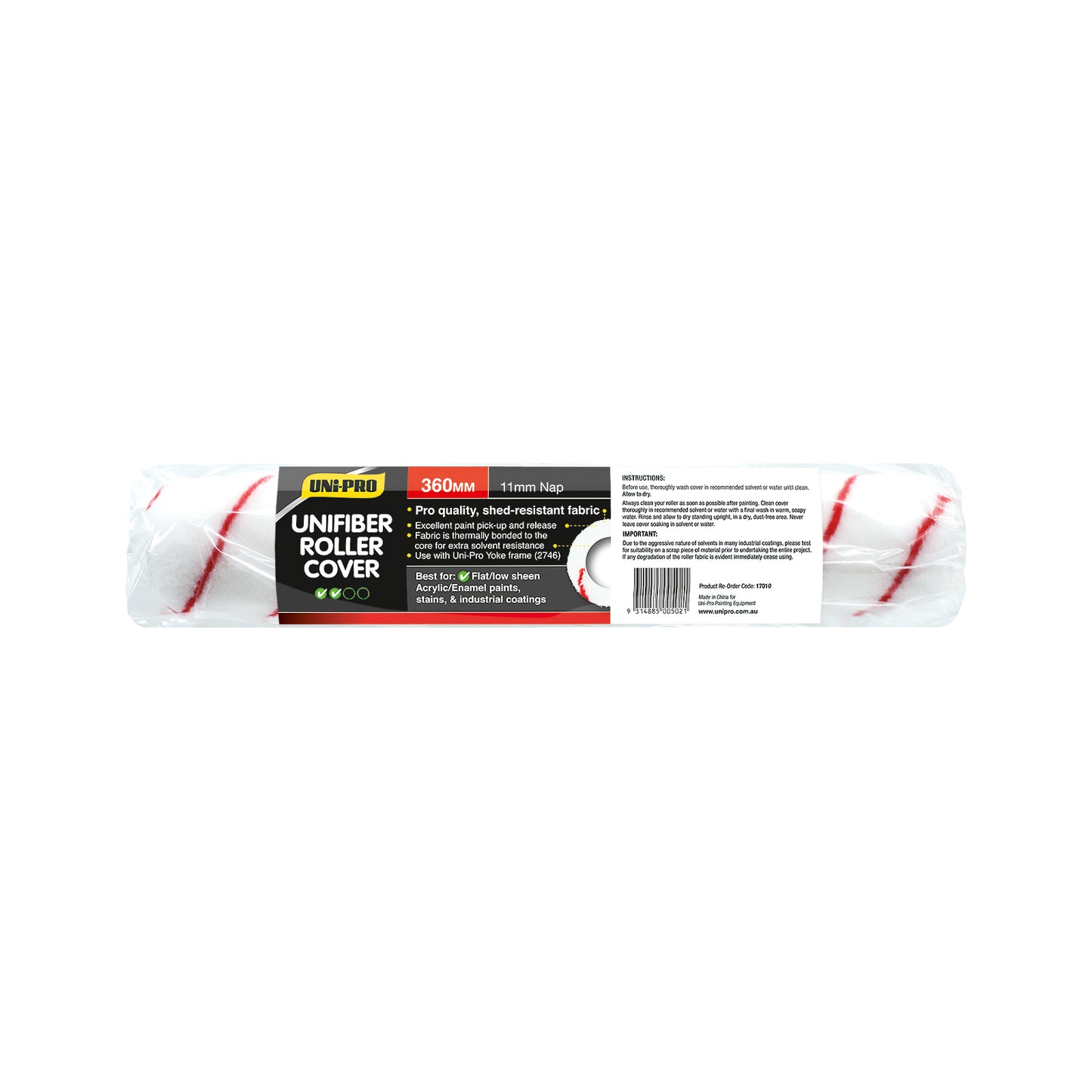 Unifiber Roller Cover 11mm nap