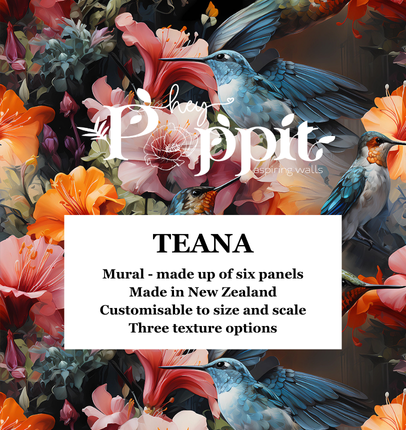 HEY POPPIT Wallpaper Pattern No - TEANA (64251, 64252, 64253)