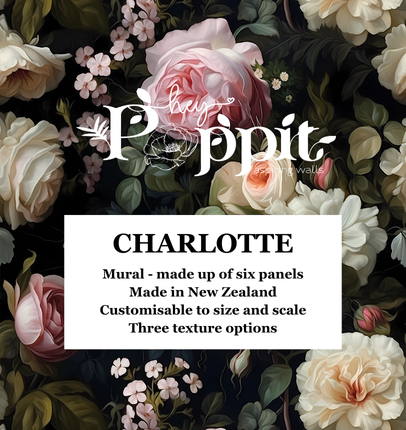 HEY POPPIT Wallpaper Pattern No - CHARLOTTE (64061, 64062, 64063)