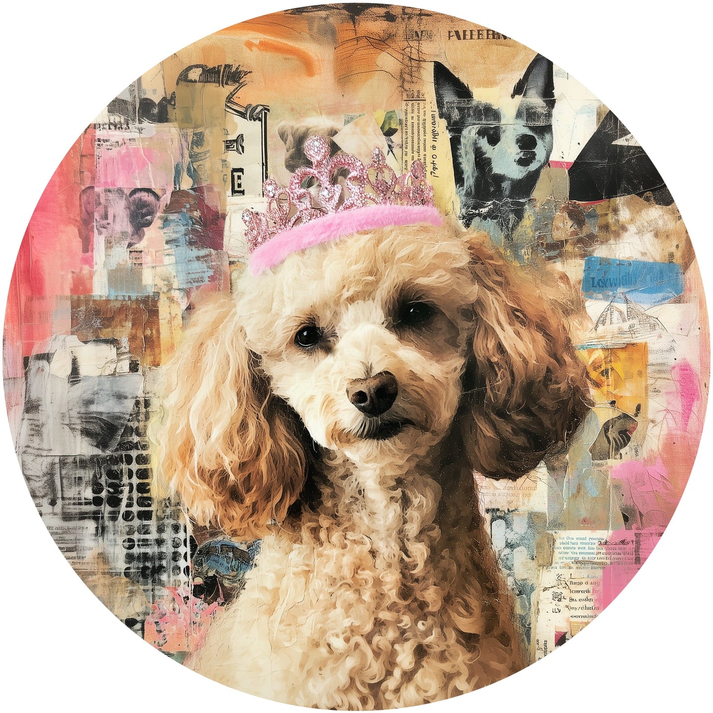 CIRQUE Act Two Pattern No LOLA circle mural wallpaper