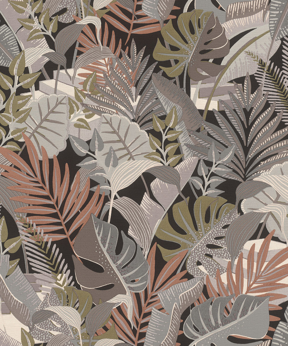 TROPICAL HOUSE Wallpaper Pattern No 687842