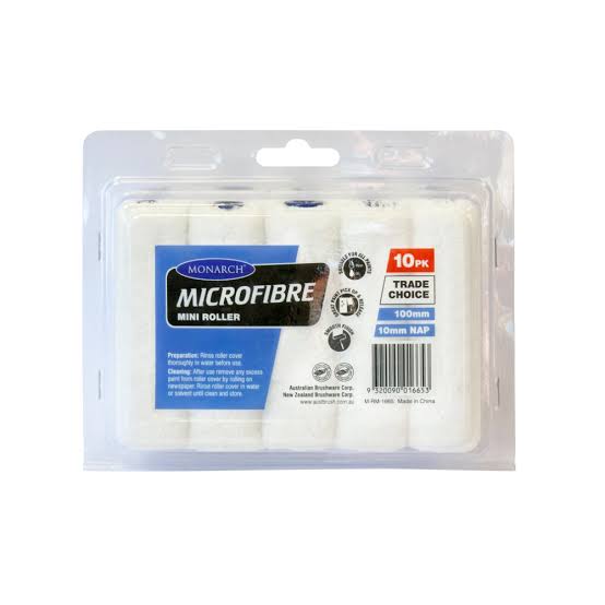 Monarch Microfibre Mini Roller Covers 100mm