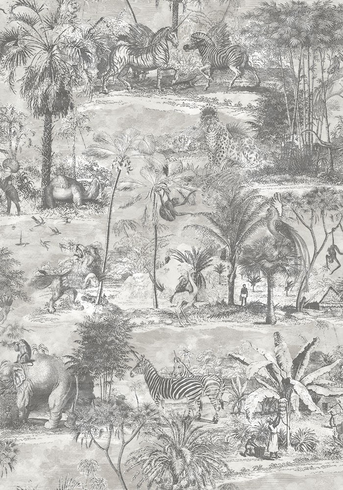 BRAND MCKENZIE Wallpaper Pattern No BMTD001/04C - Animal Islands