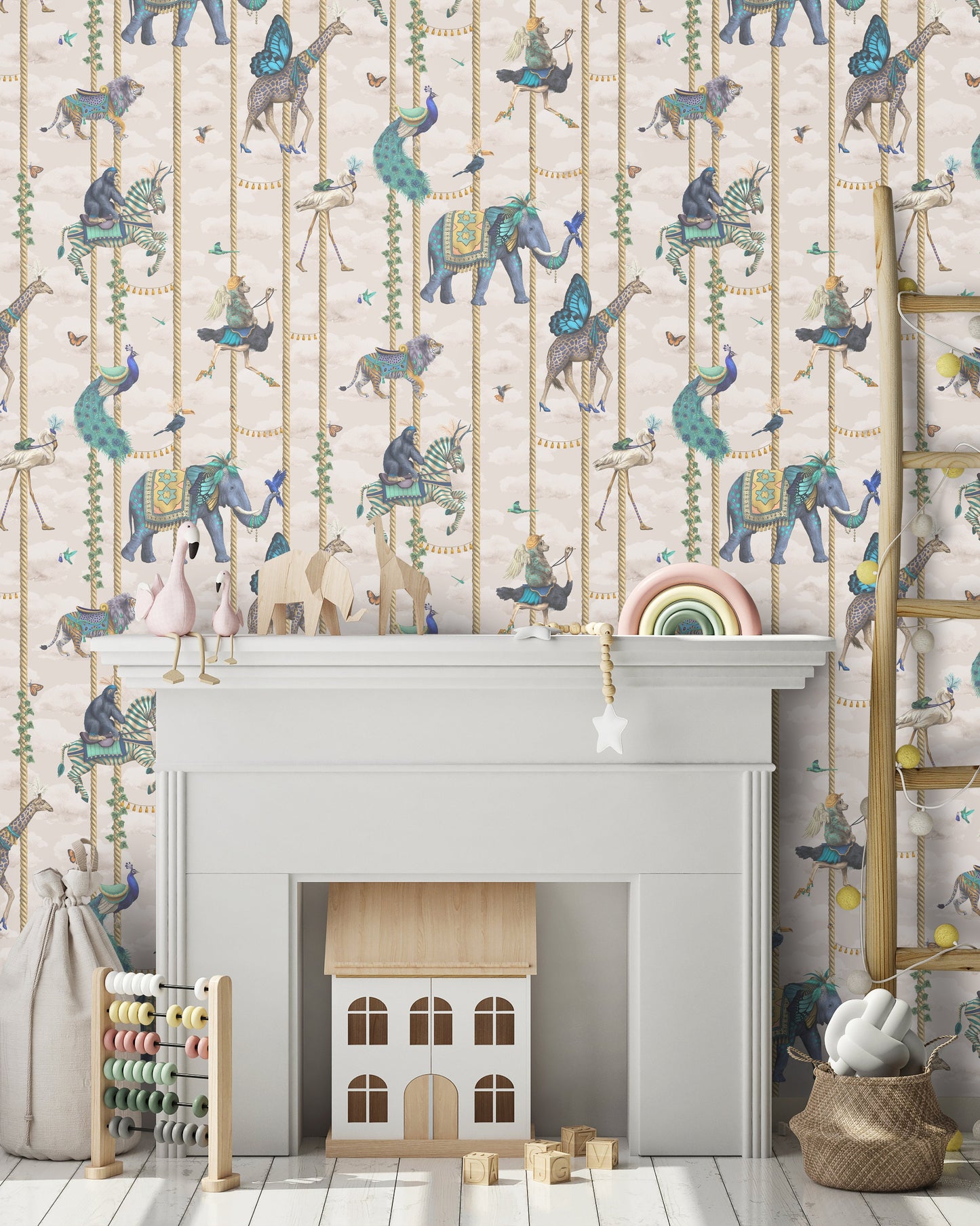 BRAND MCKENZIE Wallpaper Pattern No BMCF003/04B - Carousel