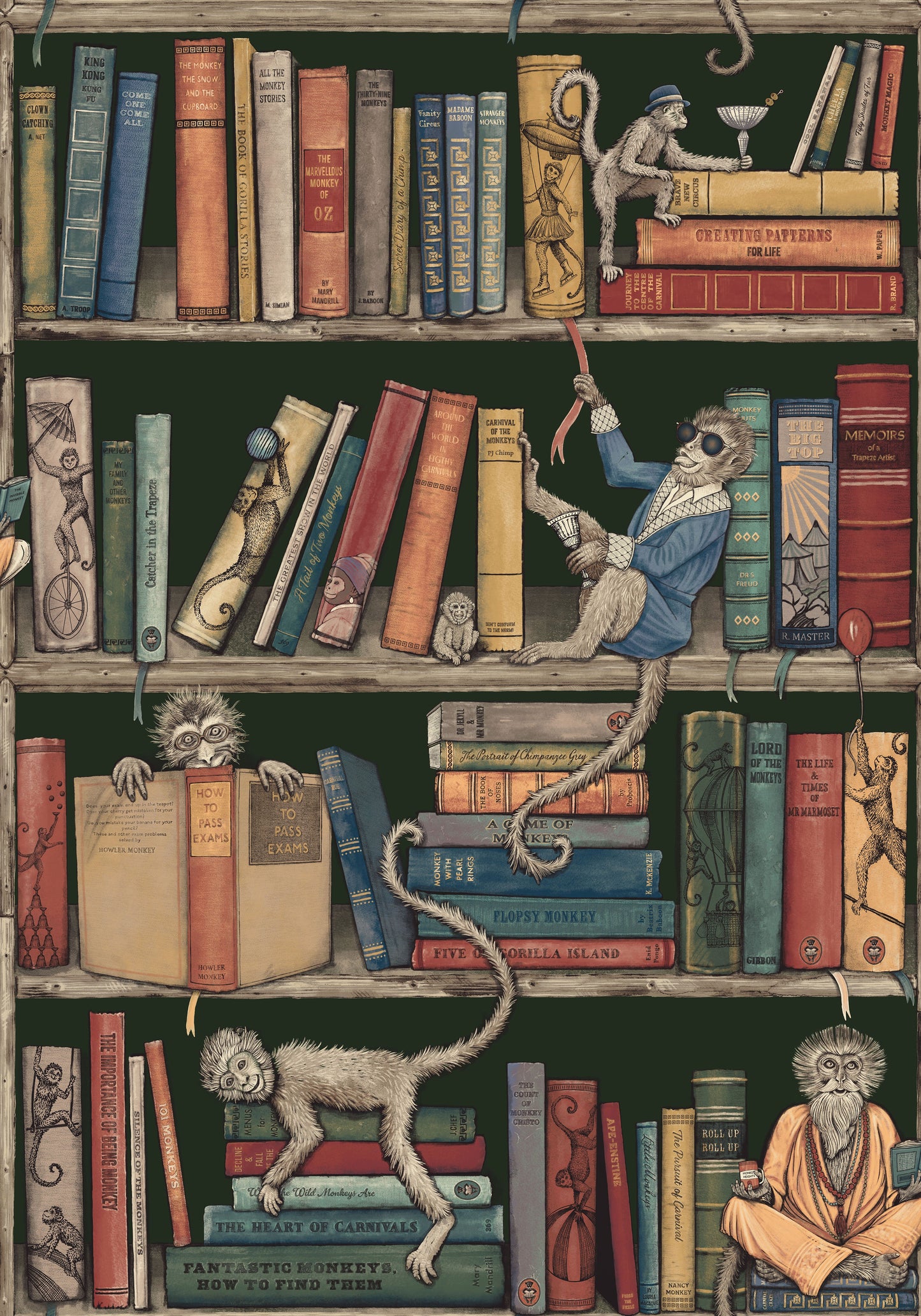 BRAND MCKENZIE Wallpaper Pattern No BMCF003/08C - Monkey Library