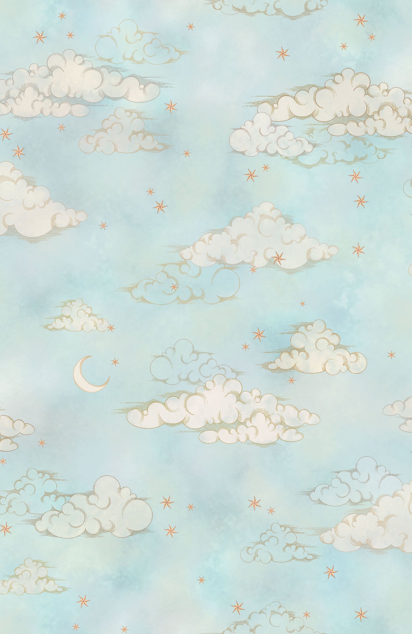 BRAND MCKENZIE Wallpaper Pattern No BMCF003/10B - Starry Clouds