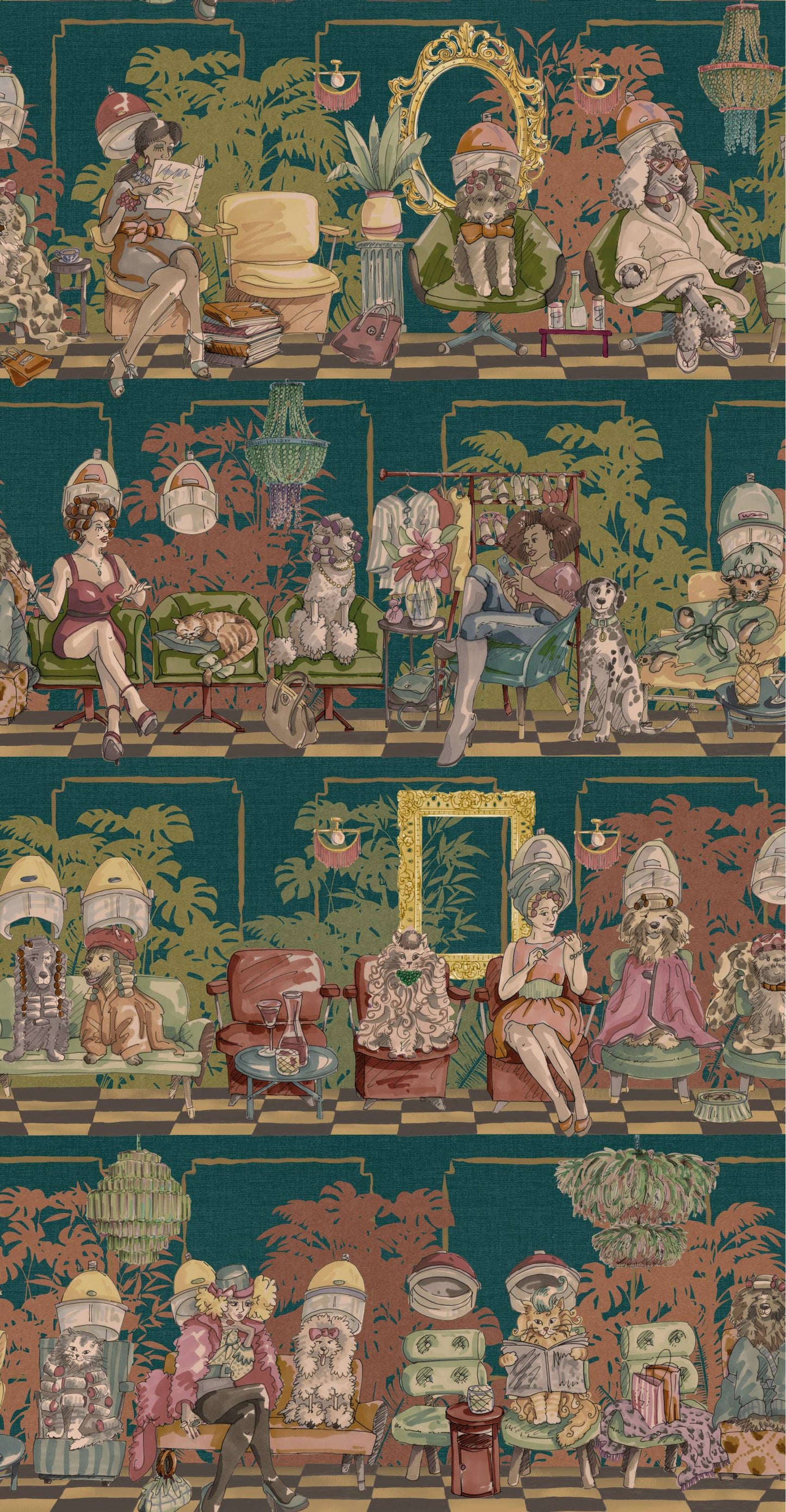 BRAND MCKENZIE Wallpaper Pattern No BMGI006/10B - The Parlour