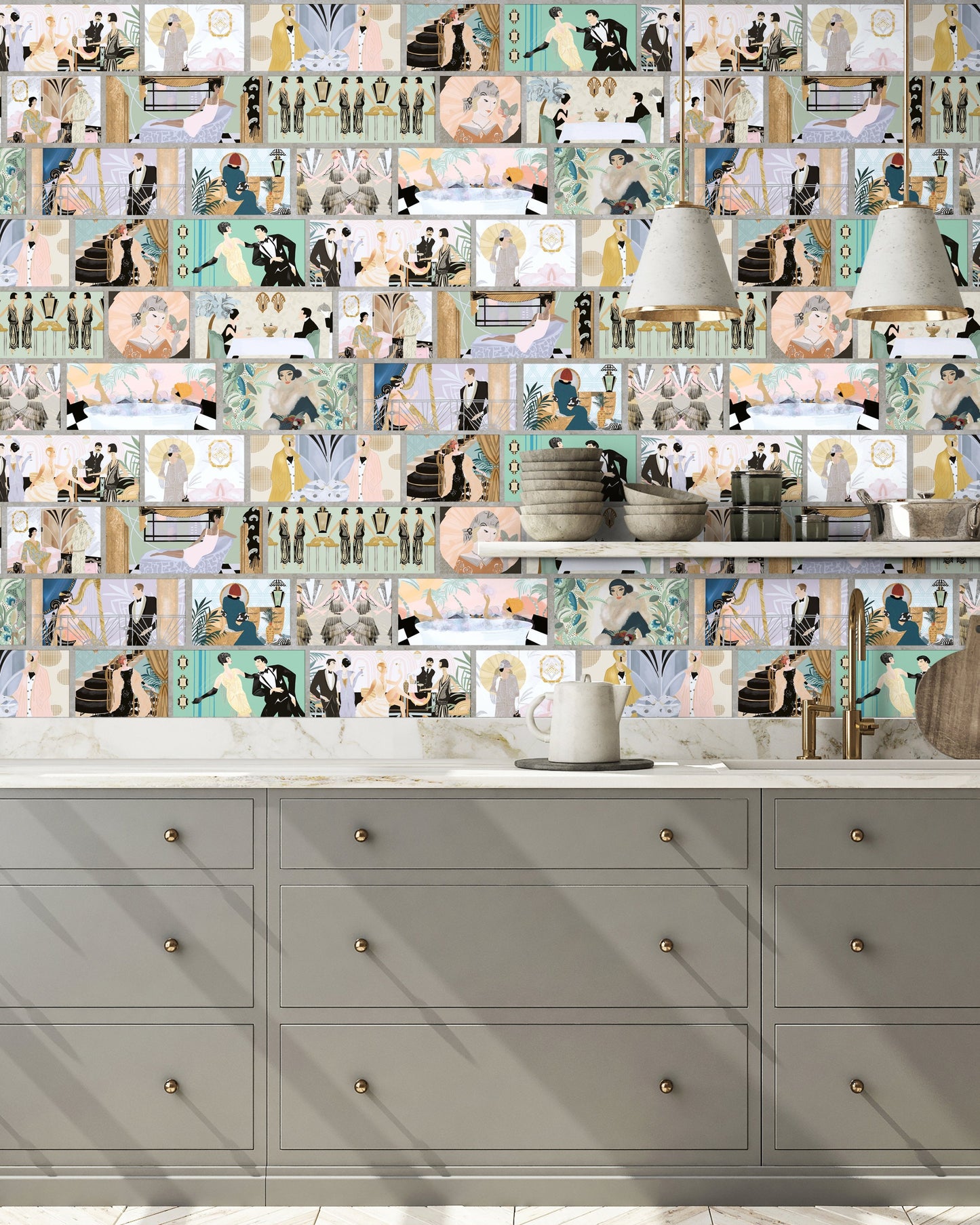 BRAND MCKENZIE Wallpaper Pattern No BMHD002/01A - Charleston Tower