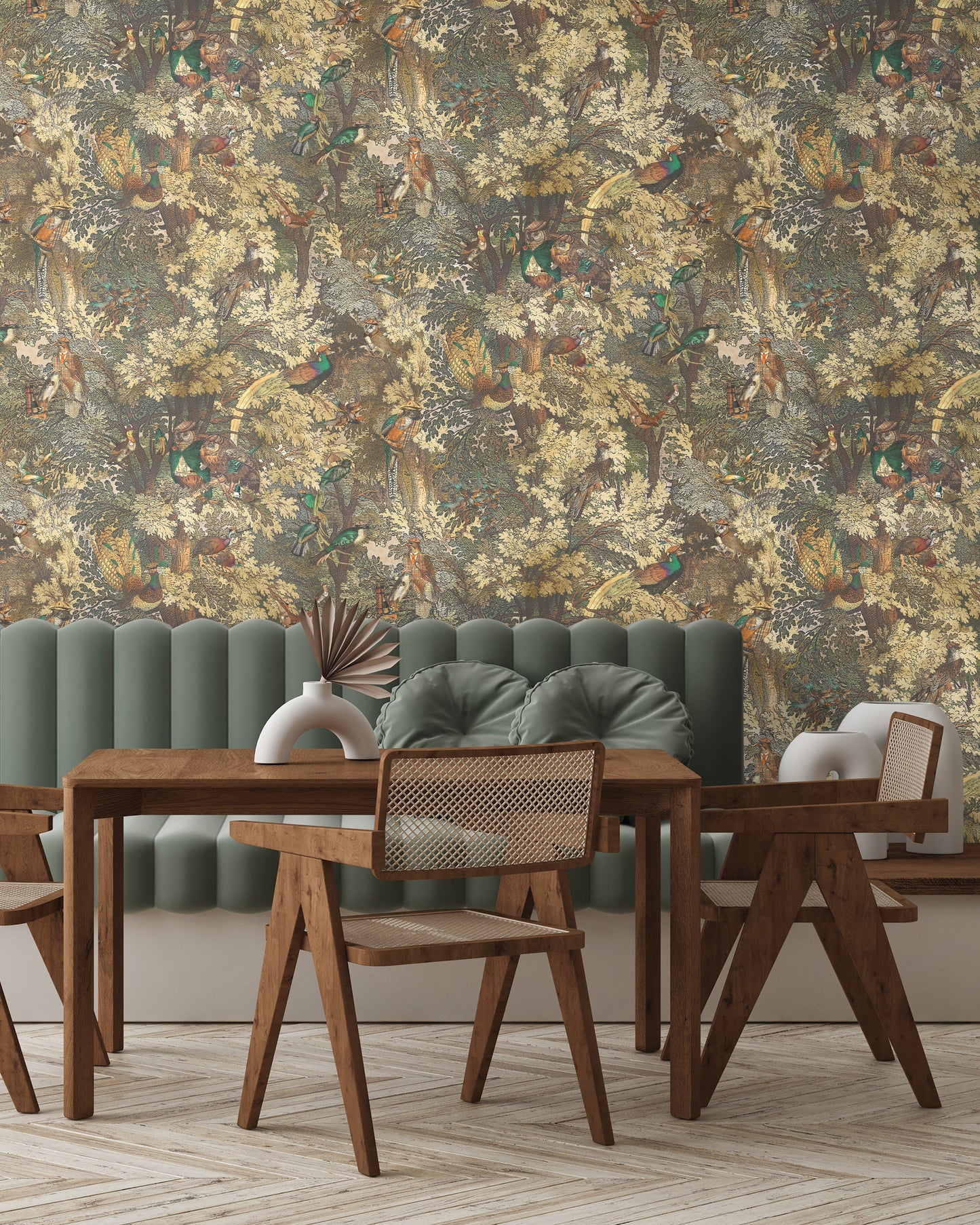 BRAND MCKENZIE Wallpaper Pattern No BMWL005/04A - Gentlemen Birds