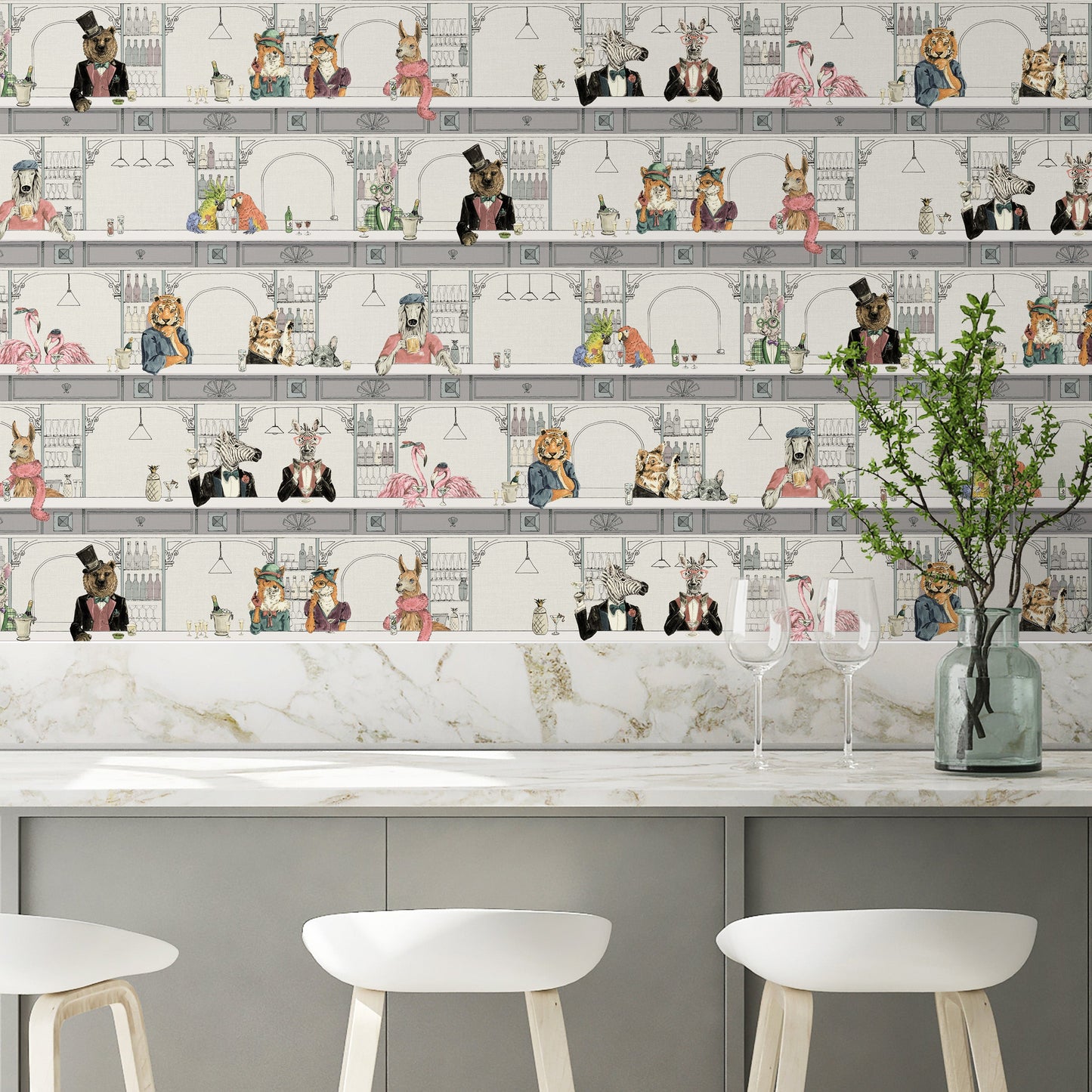 BRAND MCKENZIE Wallpaper Pattern No BMCF003/07B - Happy Hour
