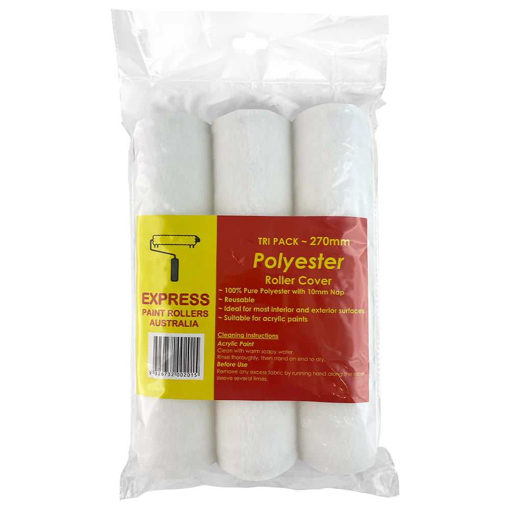 3 Pack Polyester Roller Cover