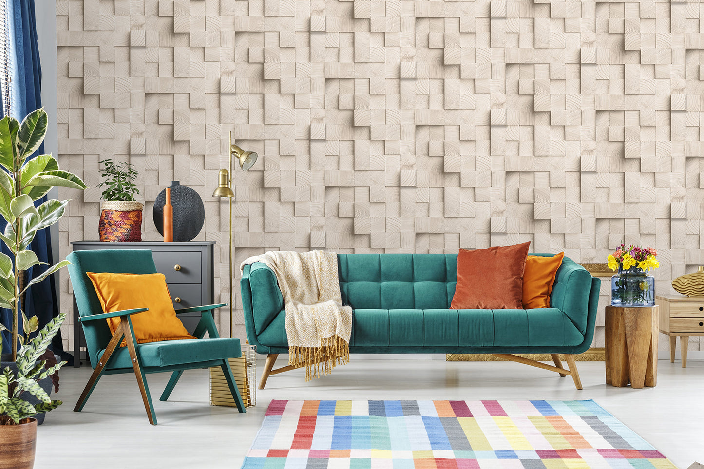 ARTIFICE Wallpaper Pattern No M80107
