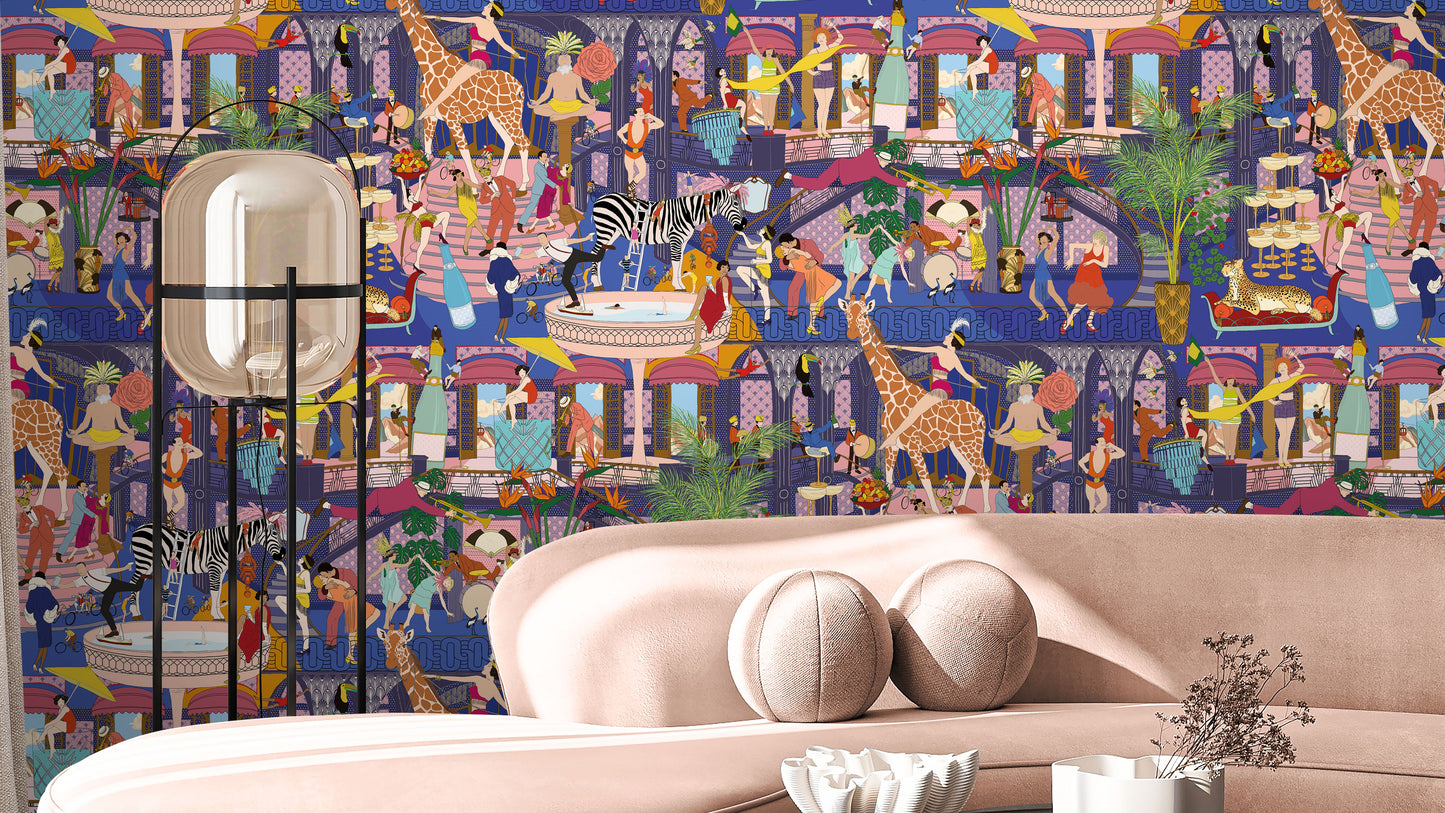 BRAND MCKENZIE Wallpaper Pattern No BMGI006/06A - Mayhem Mansion