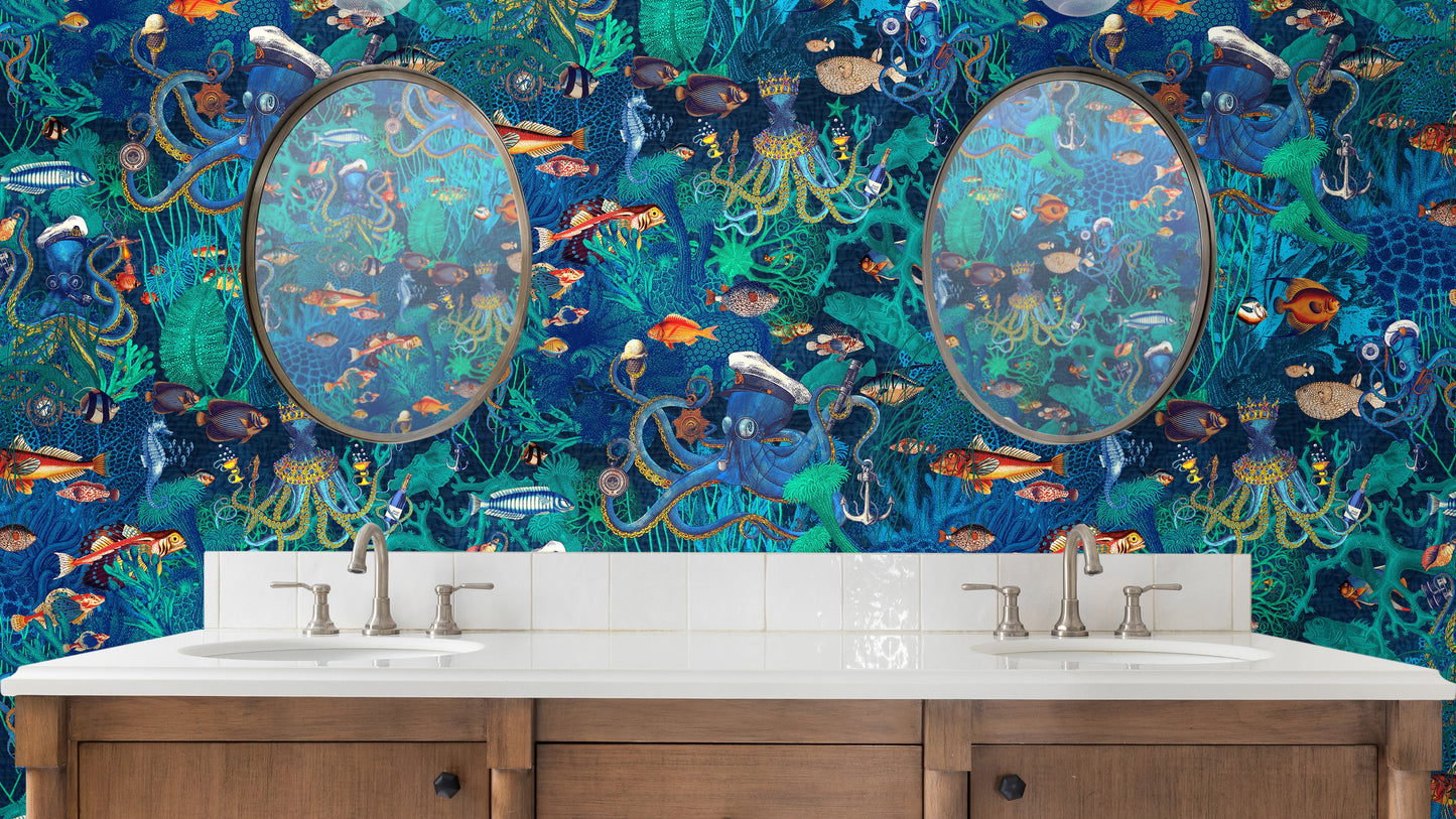 BRAND MCKENZIE Wallpaper Pattern No BMWL005/06F - Octopus