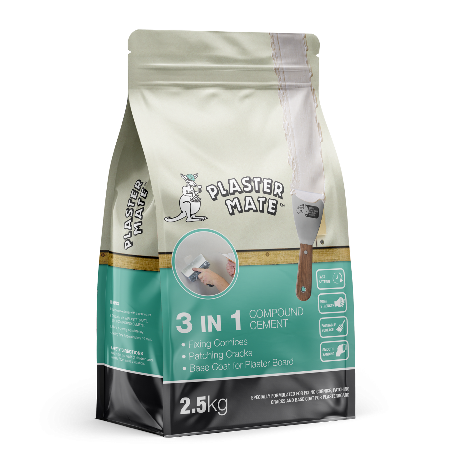 Plaster Mate 3 in 1 Compound Cement