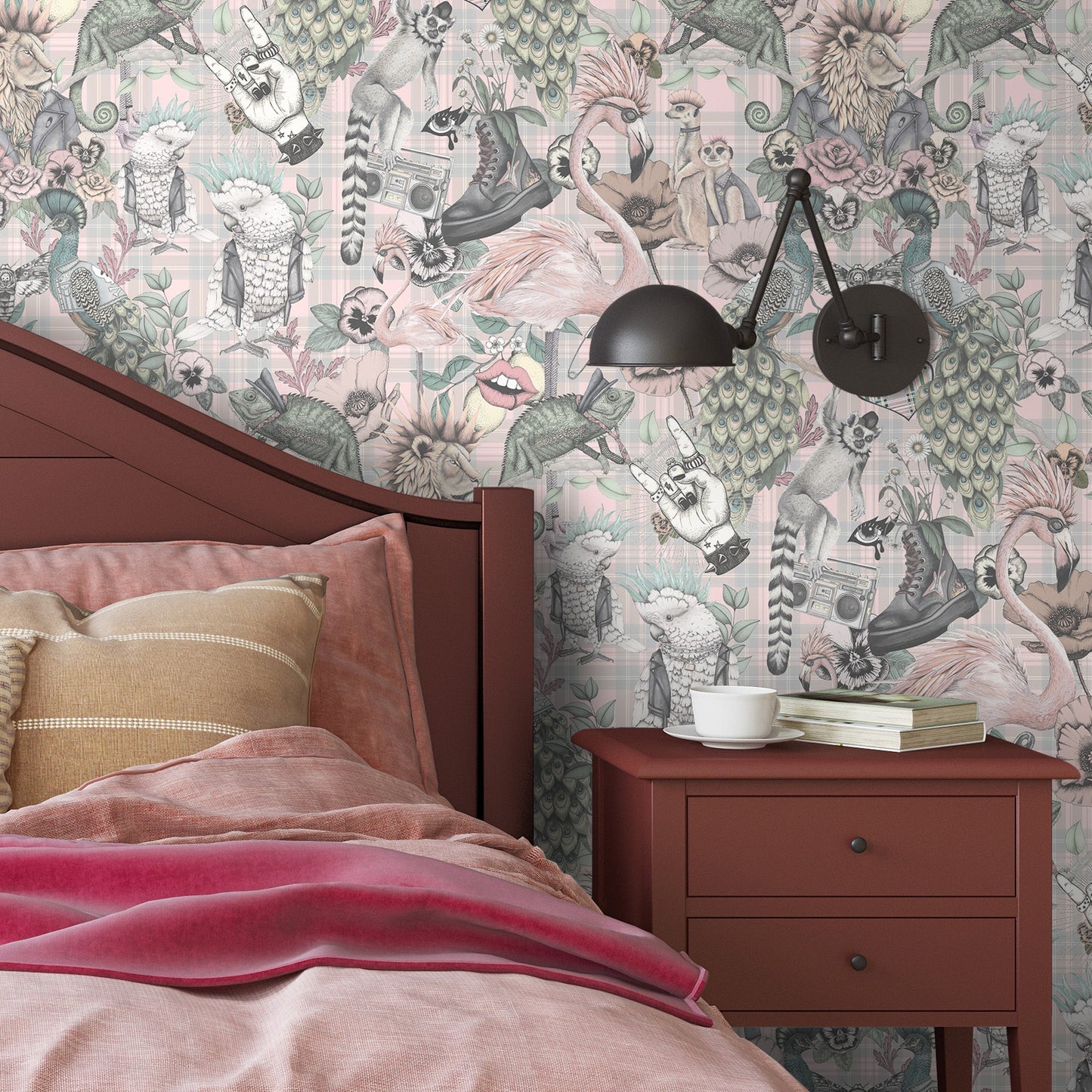 BRAND MCKENZIE Wallpaper Pattern No BMWL005/08C - Punk Rocks