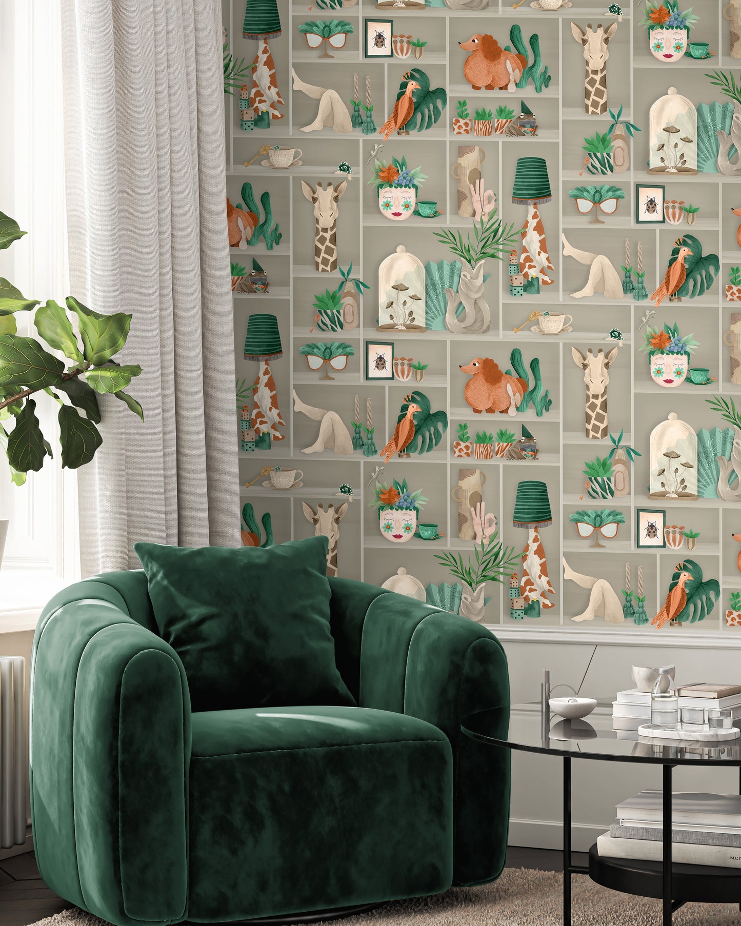 BRAND MCKENZIE Wallpaper Pattern No BMWL005/10A - The Cabinet