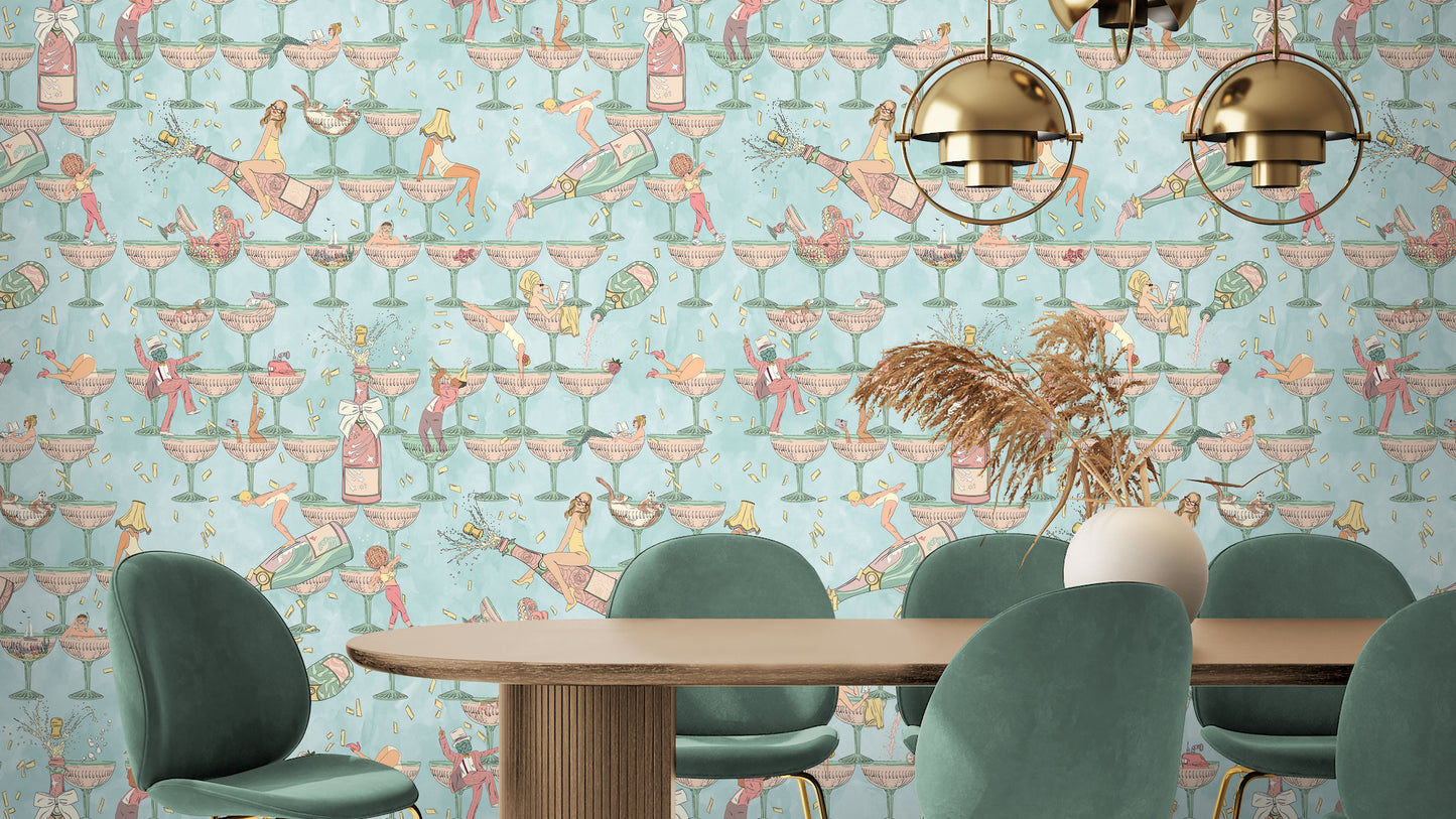 BRAND MCKENZIE Wallpaper Pattern No BMGI006/09A - The Grand Pour