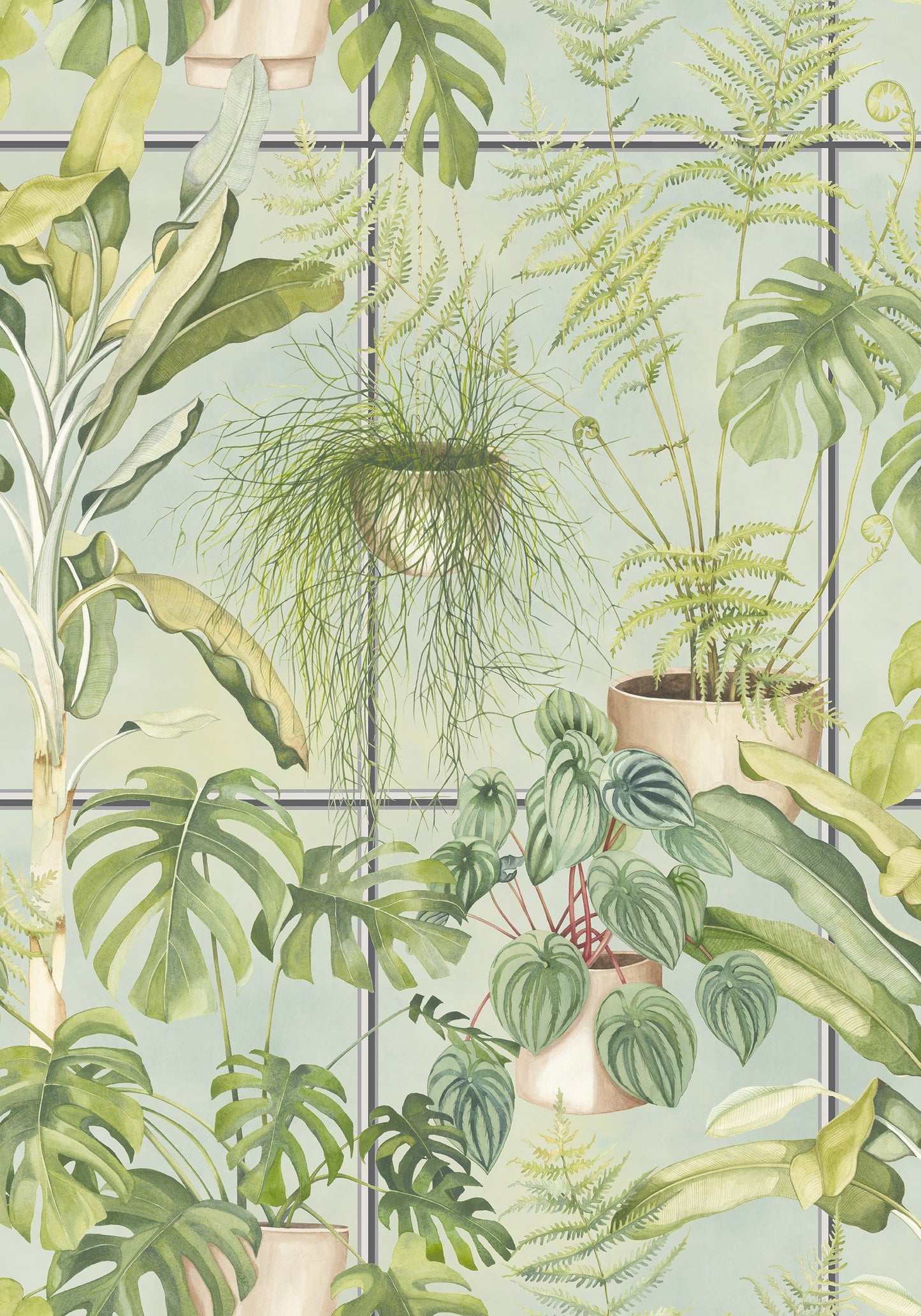 BRAND MCKENZIE Wallpaper Pattern No BMTD001/13B - The Green House