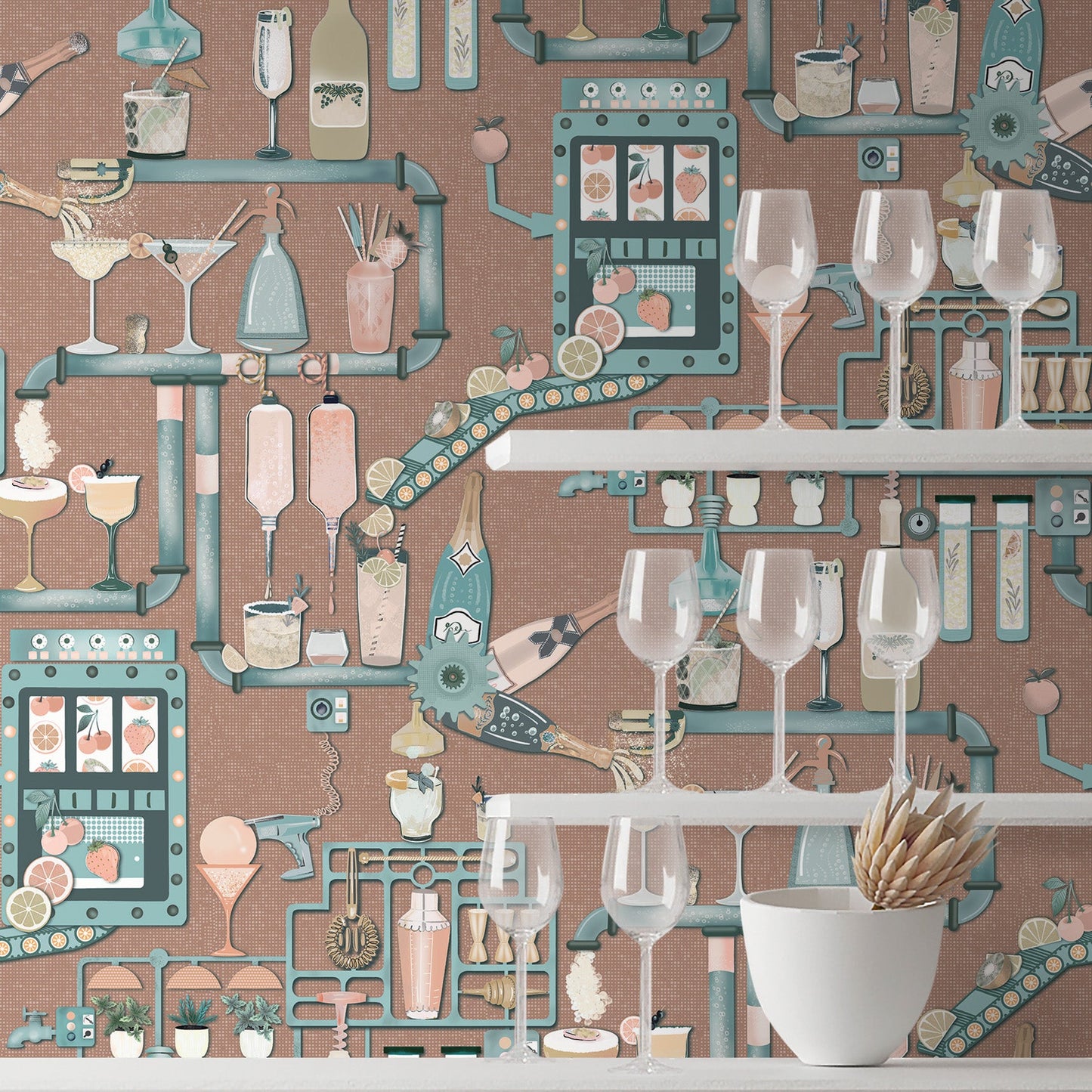 BRAND MCKENZIE Wallpaper Pattern No BMGI006/05A - Liquid Lab