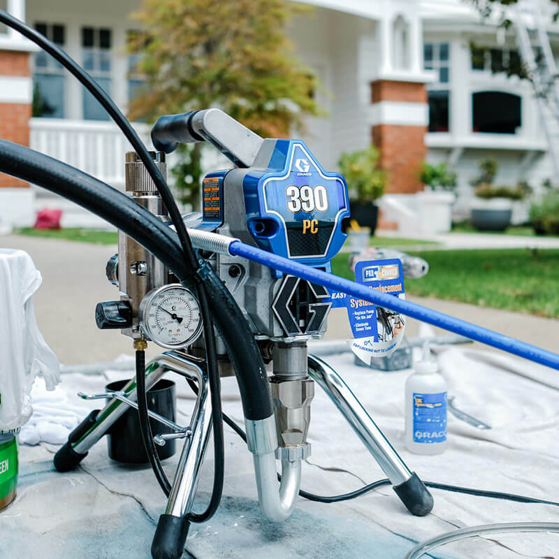Graco 390 PC Electric Airless Sprayer, Stand 17C386