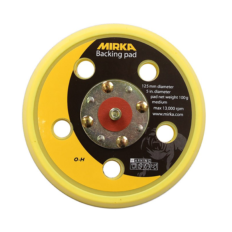 Mirka Backing Pad For DEROS Sanders 125mm 5 Mirka Backing Pad For DEROS Sanders 125mm 5