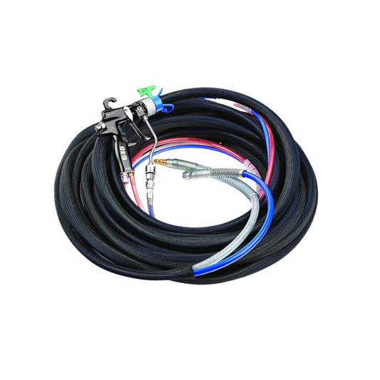 GRACO Spray Gun G40 Air-Assisted with RAC X Tip and 50 ft Super-Flex Hose Set 24U891