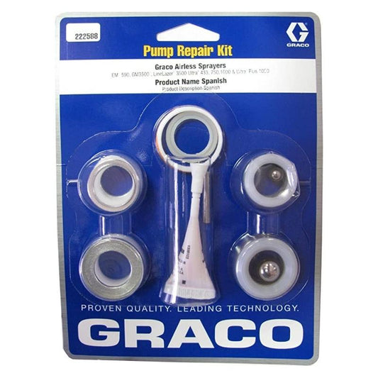 Graco Airless Sprayer Pump Repair Kit 222588