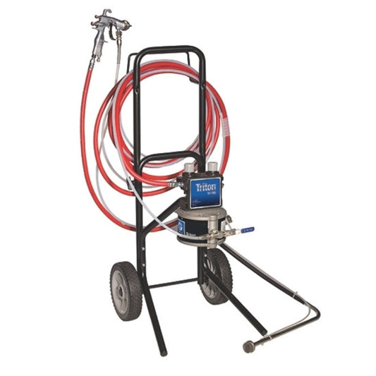 Graco Triton Alum Spray Cart Package Conventional Gun 1.0mm Nozzle for Wood