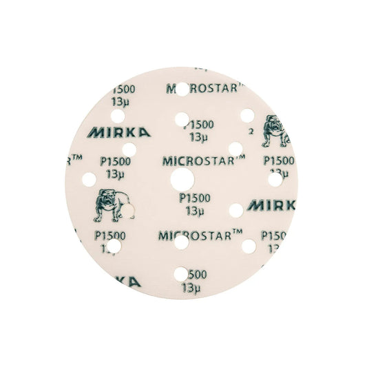 Mirka Microstar - 150mm Disc 15H Film Abrasive Range