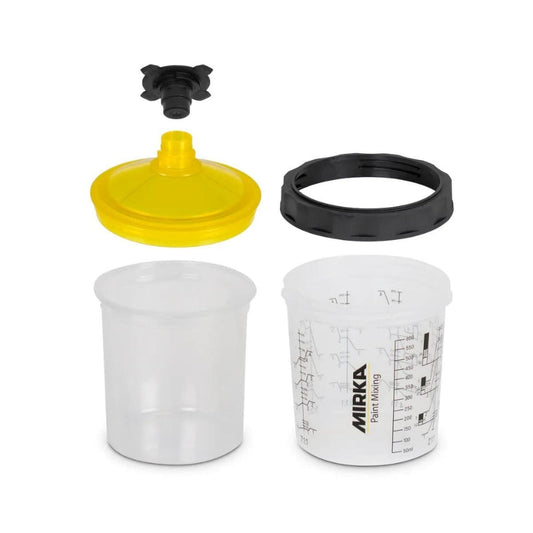 Mirka Paint Cup System with 190µm Filter Lid