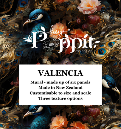 HEY POPPIT Wallpaper Pattern No - VALENCIA (A64291, A64292, A64293)