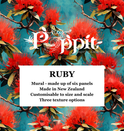 HEY POPPIT Wallpaper Pattern No - RUBY (64241, 64242, 64243)