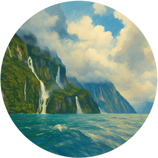 CIRQUE Act Two Pattern No MILFORD SOUNDS circle mural wallpaper