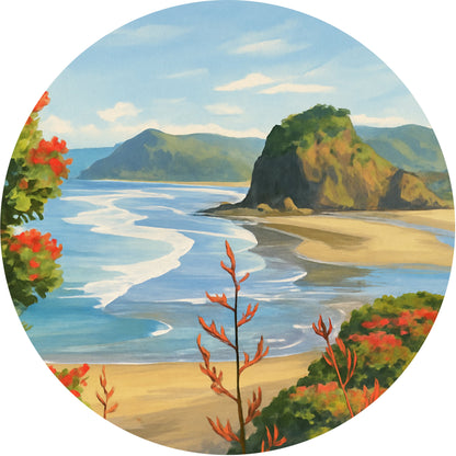 CIRQUE Act Two Pattern No PIHA circle mural wallpaper