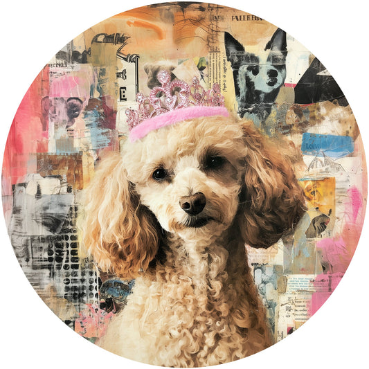 CIRQUE Act Two Pattern No LOLA circle mural wallpaper