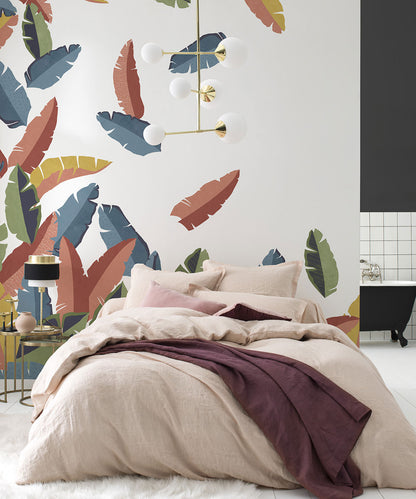 TROPICAL HOUSE Wallpaper Pattern No 688108