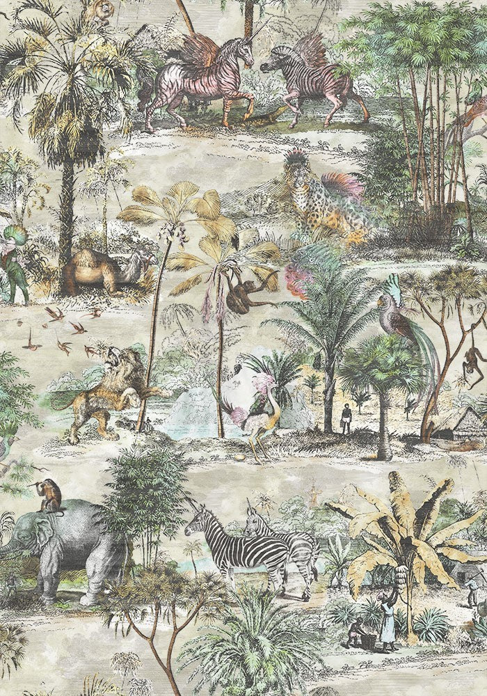 BRAND MCKENZIE Wallpaper Pattern No BMTD001/04A - Animal Islands