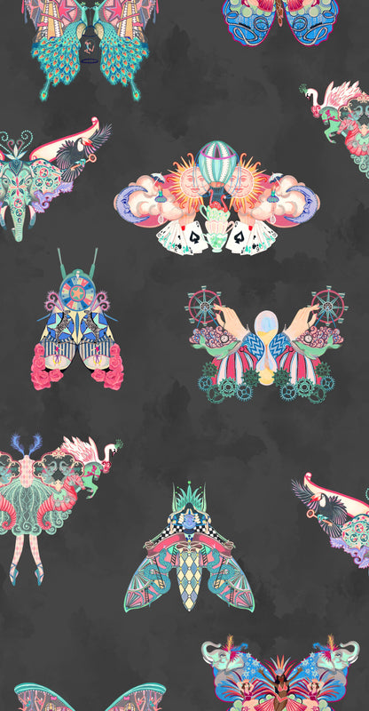 BRAND MCKENZIE Wallpaper Pattern No BMCF003/02C - Butterfly Effect