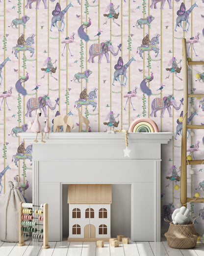 BRAND MCKENZIE Wallpaper Pattern No BMCF003/04C - Carousel