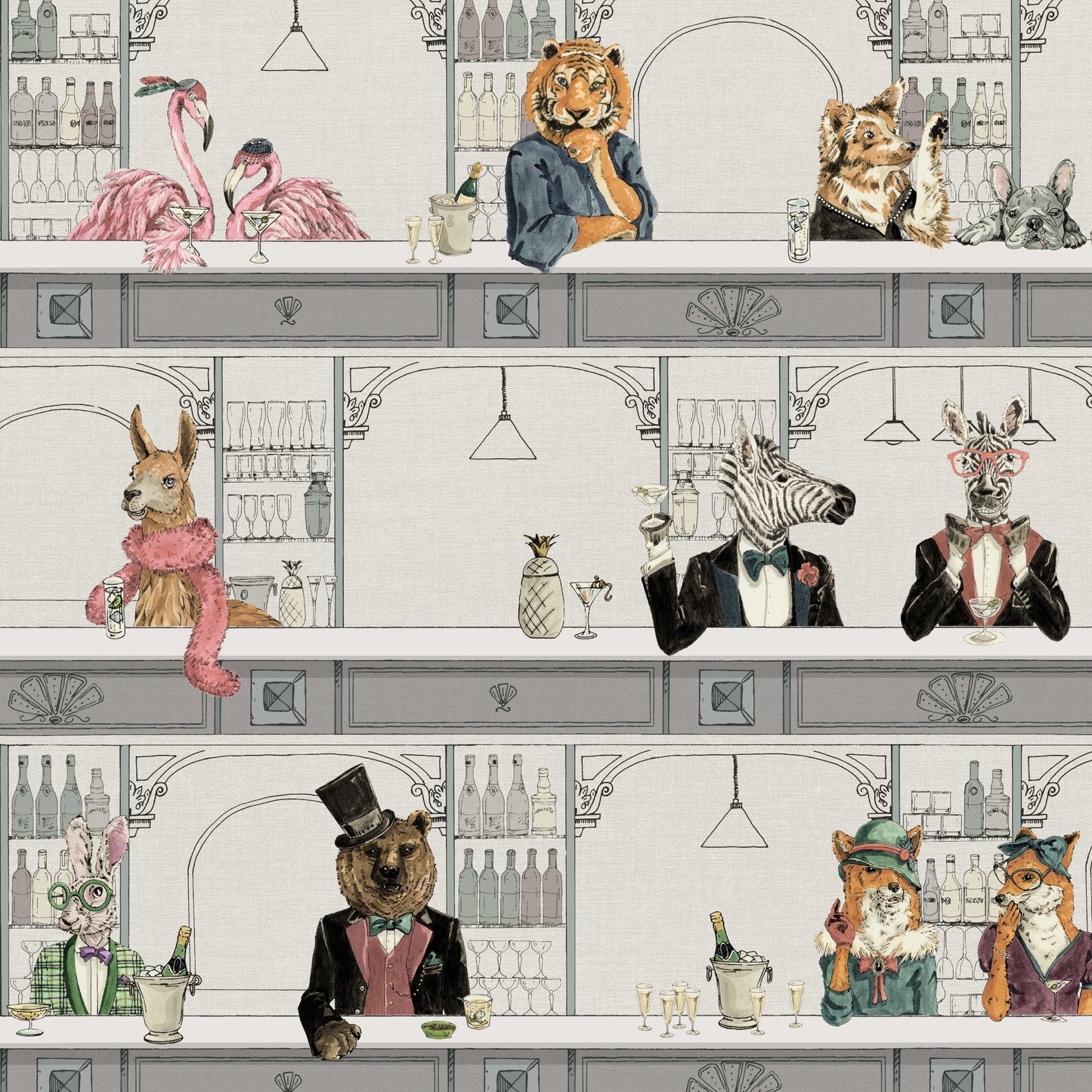 BRAND MCKENZIE Wallpaper Pattern No BMCF003/07B - Happy Hour