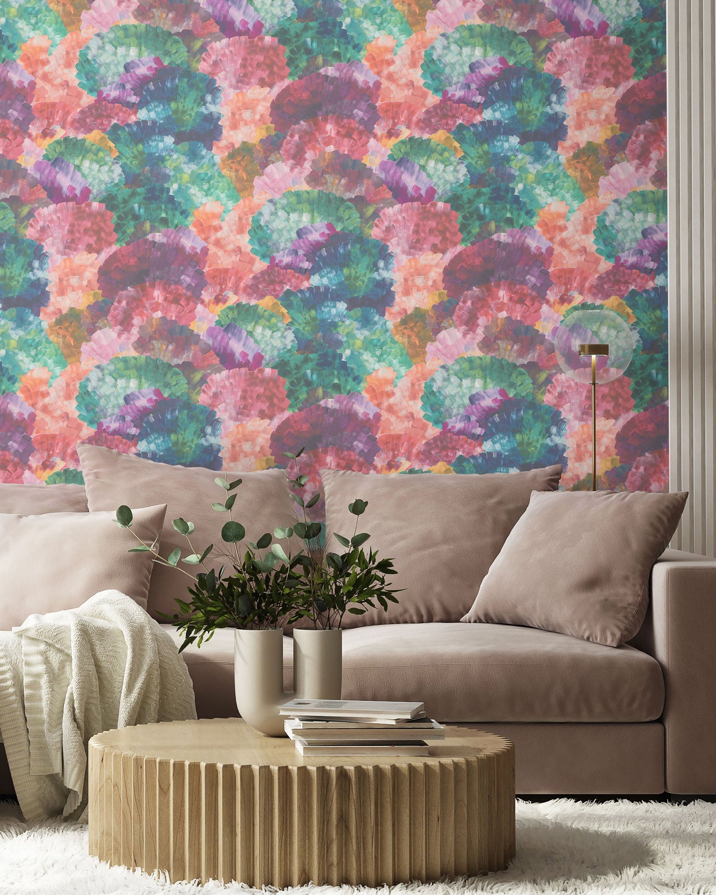 BRAND MCKENZIE Wallpaper Pattern No BMCF003/09A - Painting In Colour