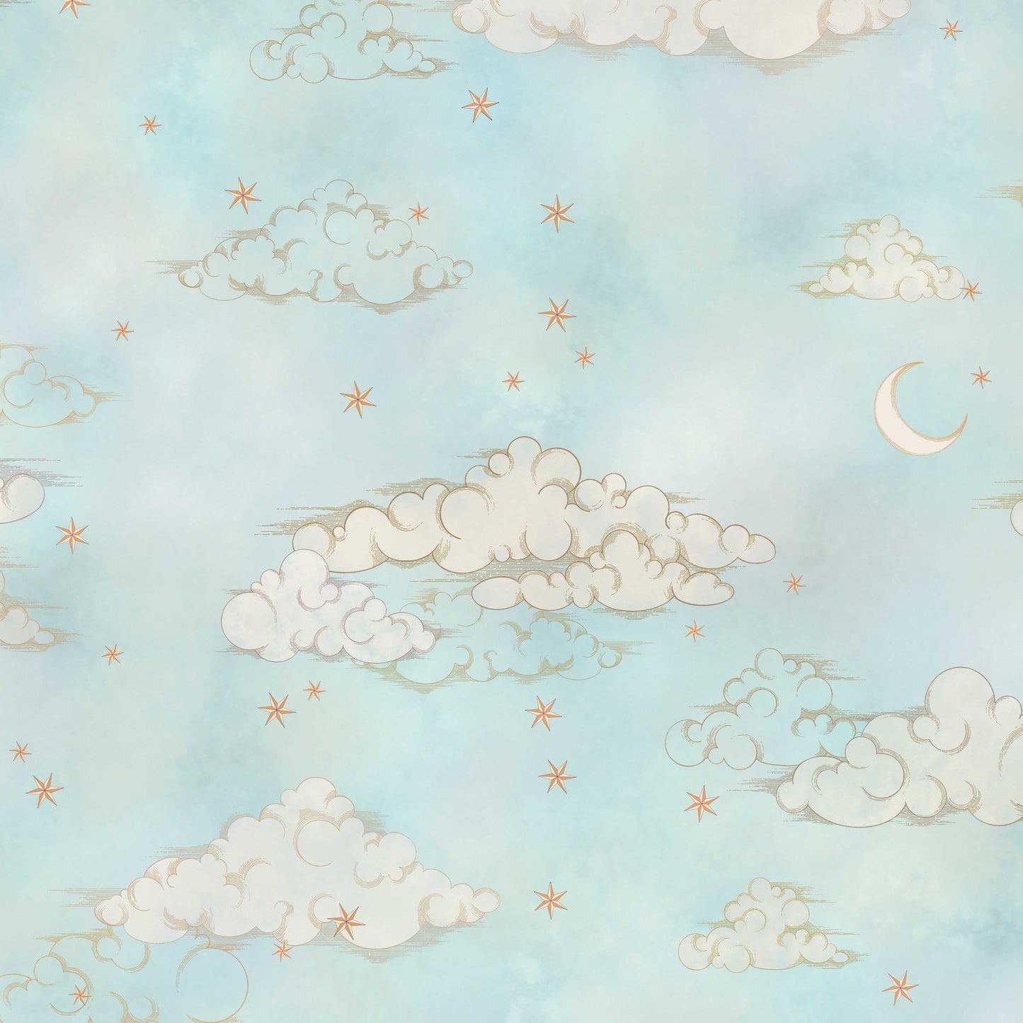 BRAND MCKENZIE Wallpaper Pattern No BMCF003/10B - Starry Clouds