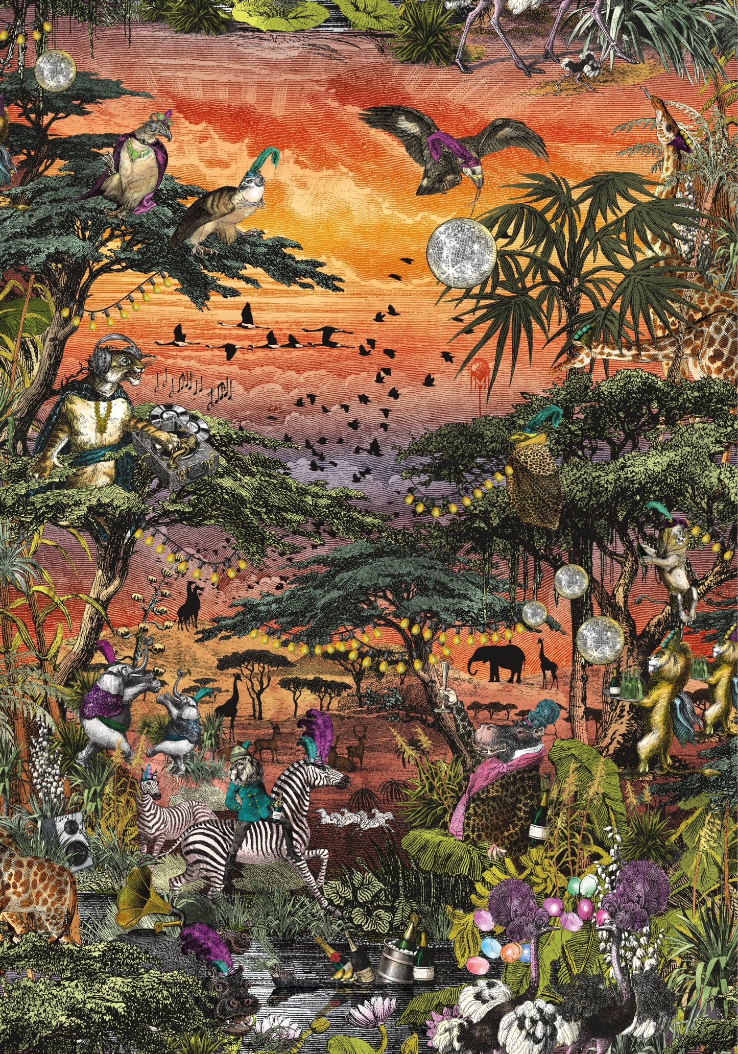 BRAND MCKENZIE Wallpaper Pattern No BMGI006/01C - Club Safari