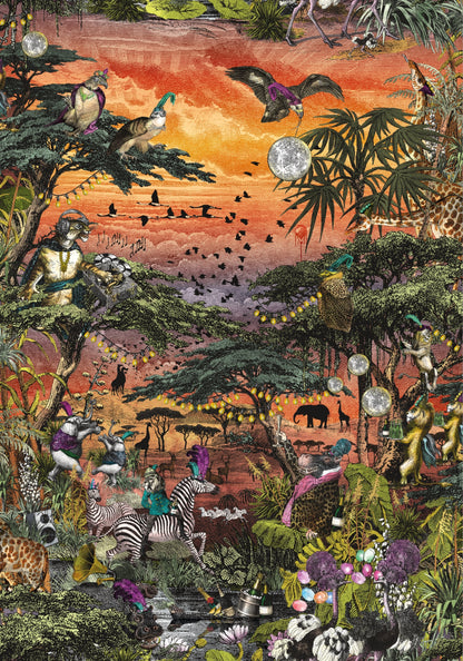 BRAND MCKENZIE Wallpaper Pattern No BMGI006/01C - Club Safari