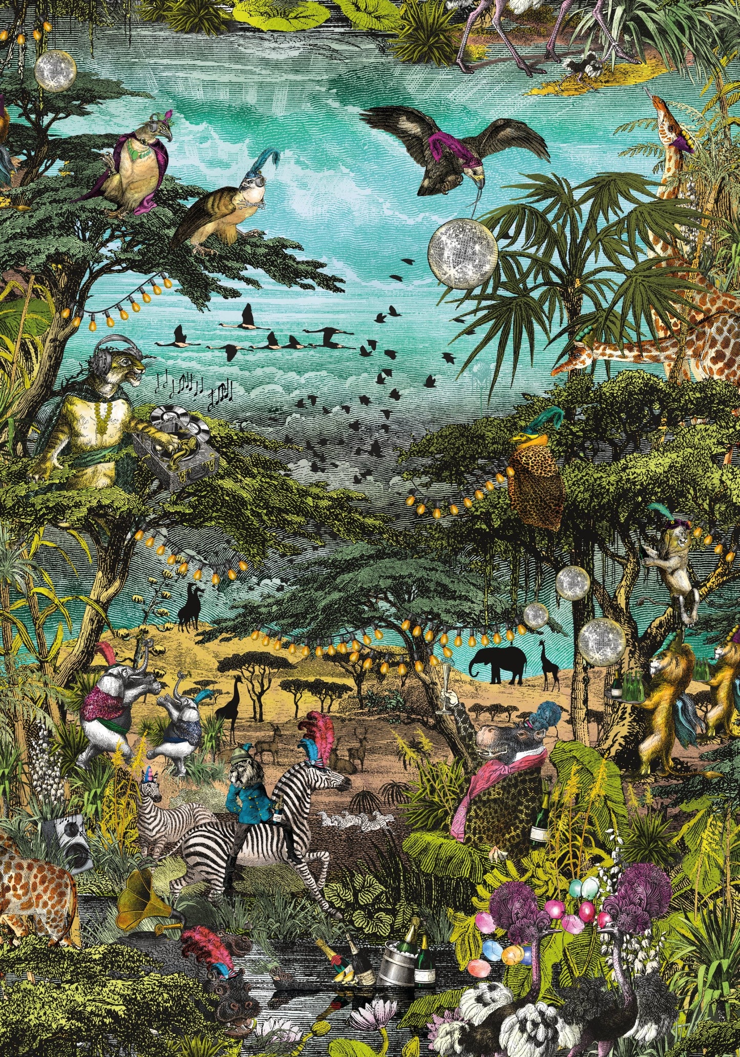 BRAND MCKENZIE Wallpaper Pattern No BMGI006/01D - Club Safari