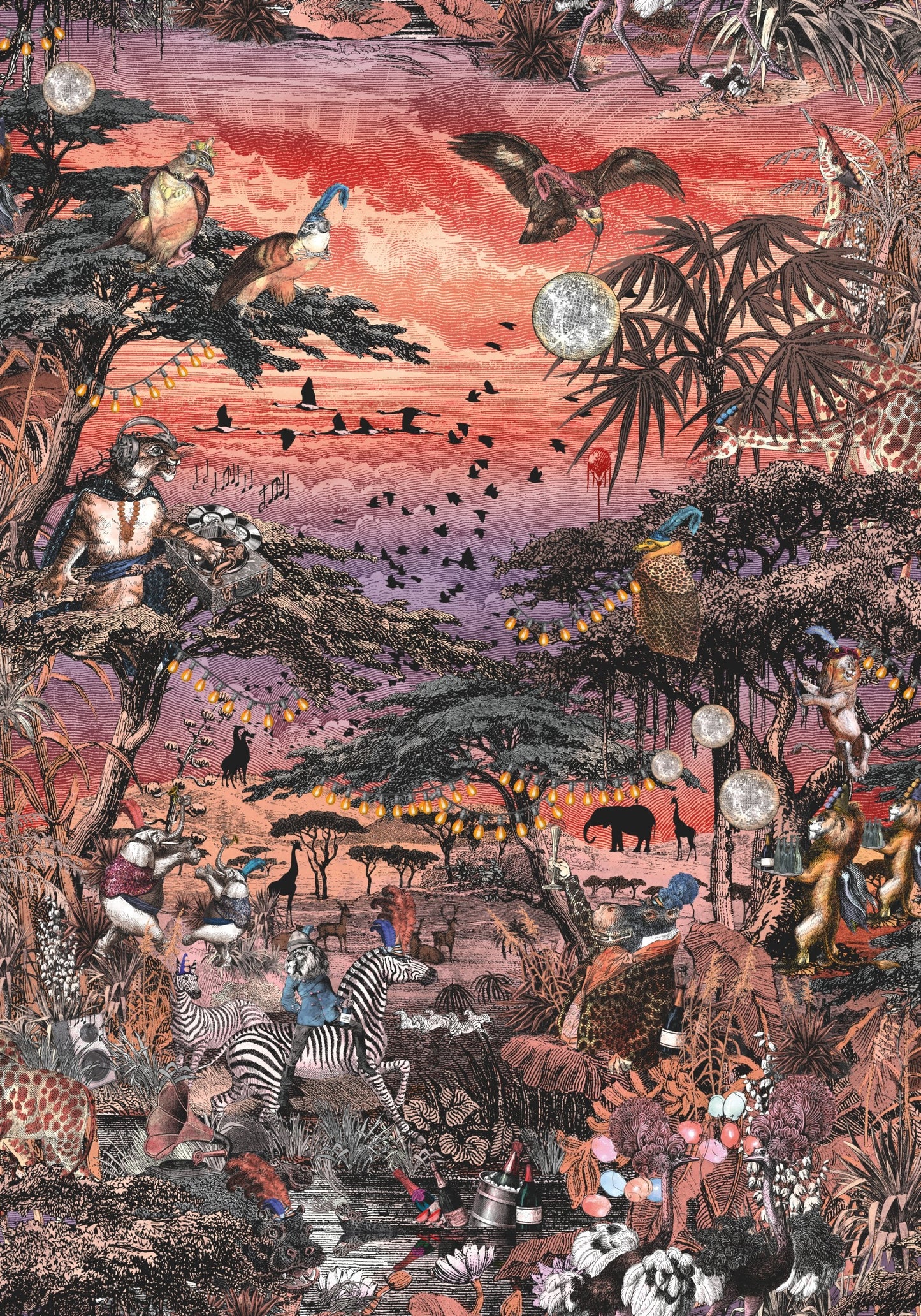 BRAND MCKENZIE Wallpaper Pattern No BMGI006/01E - Club Safari