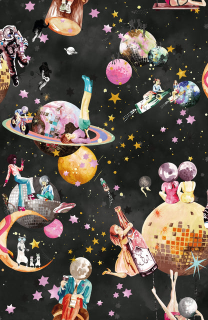 BRAND MCKENZIE Wallpaper Pattern No BMGI006/02C - Cosmic Groove