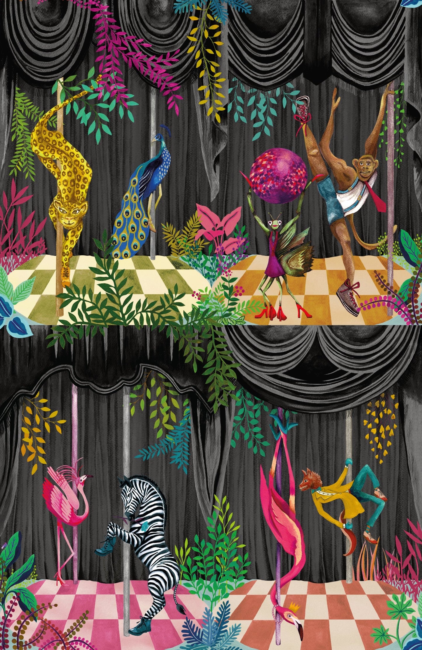 BRAND MCKENZIE Wallpaper Pattern No BMGI006/03C - Creature Club