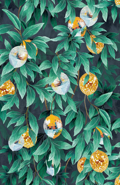 BRAND MCKENZIE Wallpaper Pattern No BMGI006/04B - Disco Lemons